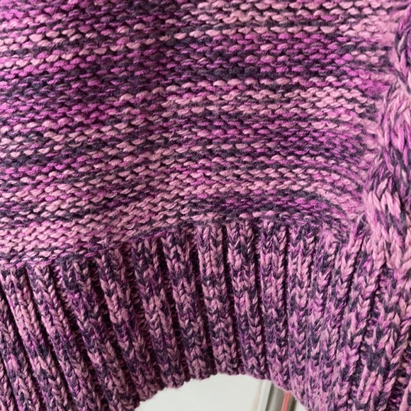 💕 NWT Macys Purple Lilac Ombre Knit Pullover Sweater - Picture 8 of 16